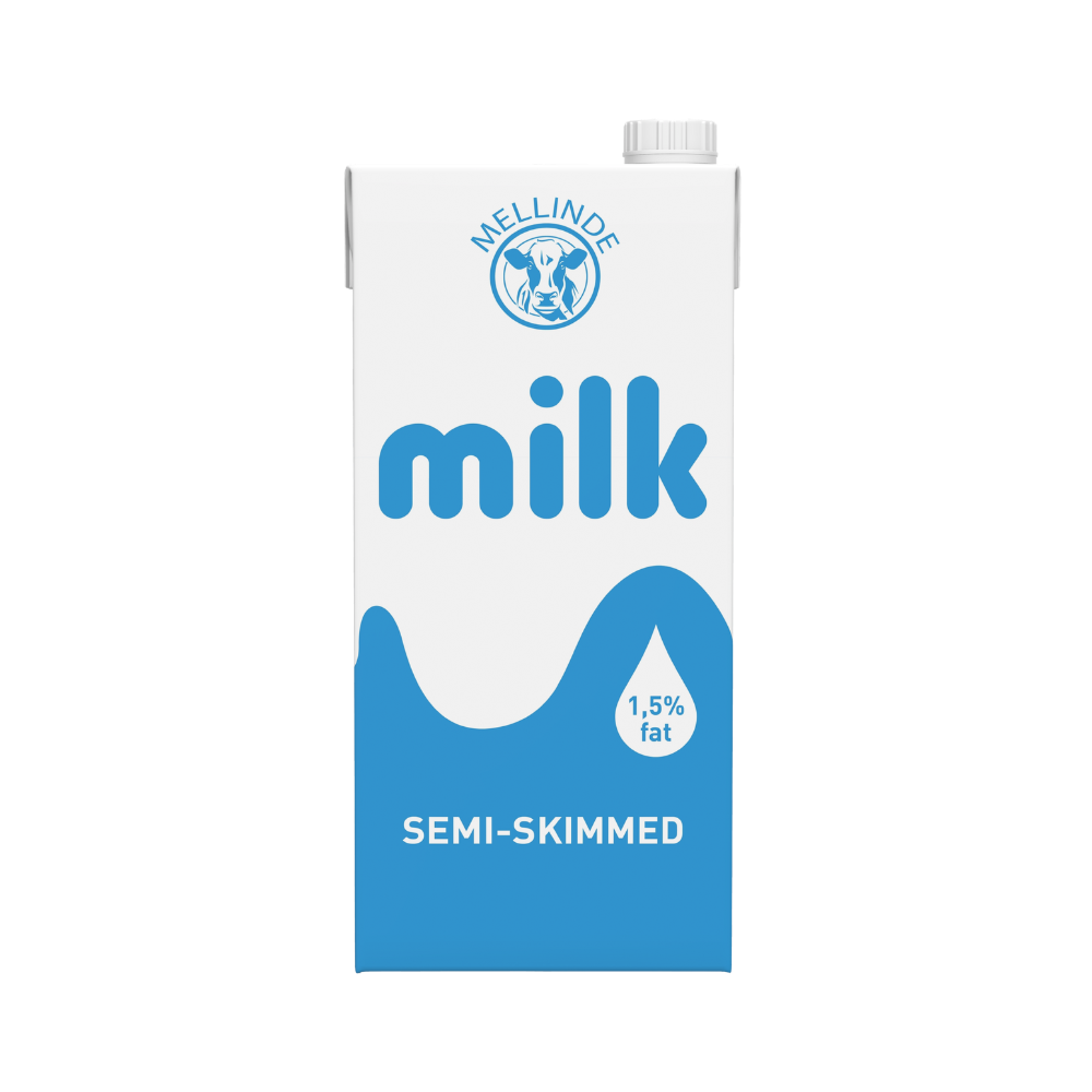 Semi-Skimmed Milk Mellinde 1,5%
