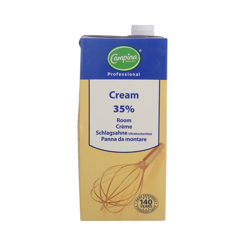 Product Whipped Cream U.H.T. Campina Professional 35% 1L Image