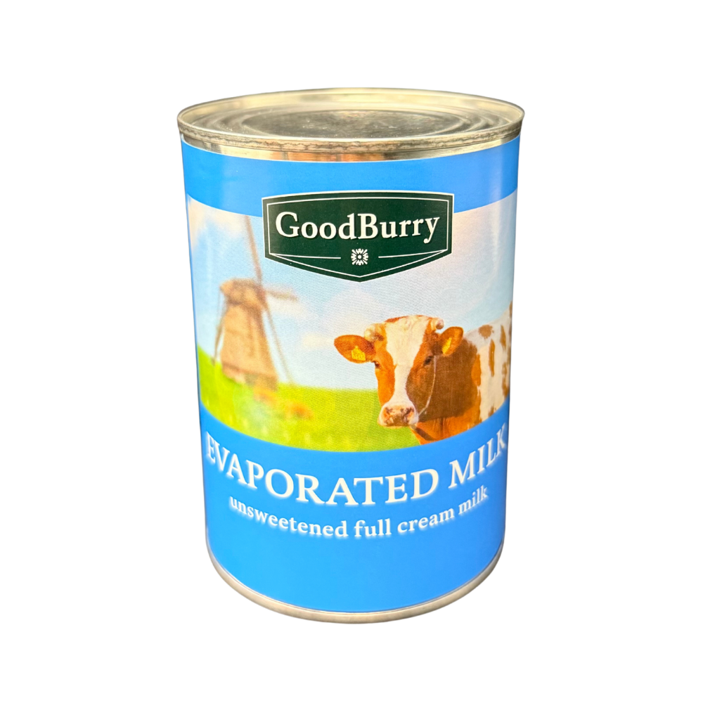 Evaporated Milk Unsweetened GoodBurry 7,5%