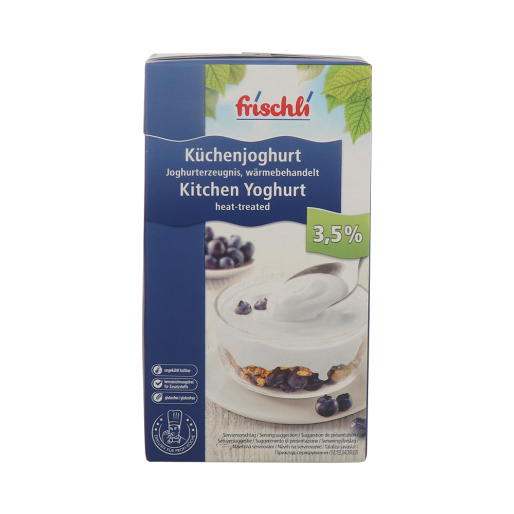 Product Plain Yogurt Frischli Kitchen 3,5% 1L Image