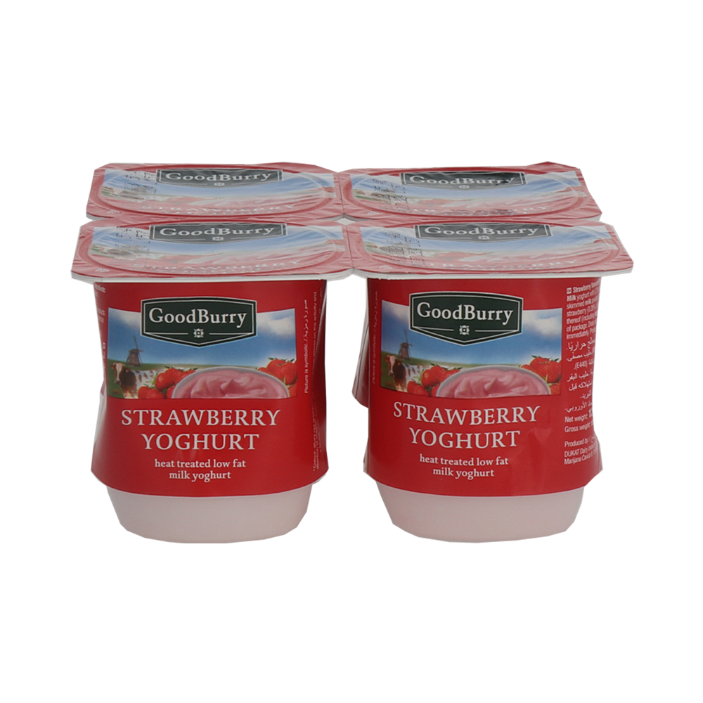 Product Fruit Yogurt GoodBurry Strawberry Halal 125g Image