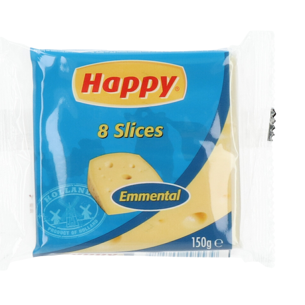 Emmentaler Cheese Happy Sliced 45% 150g