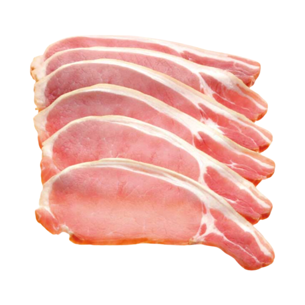 Pork Back Bacon Smoked Sliced 5LB