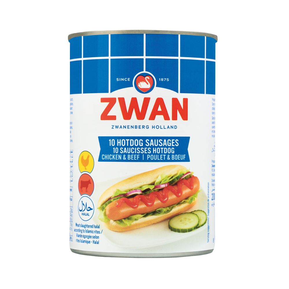 Product Poultry Hot Dog Zwan Chicken + Beef Image