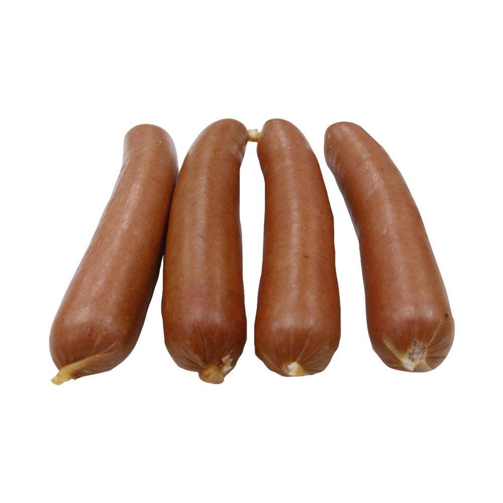 Product Pork Frankfurter Sausages 70 gr Cooked & Smoked Frozen Bulk Package Vacum 100% Pork 11kg  Image