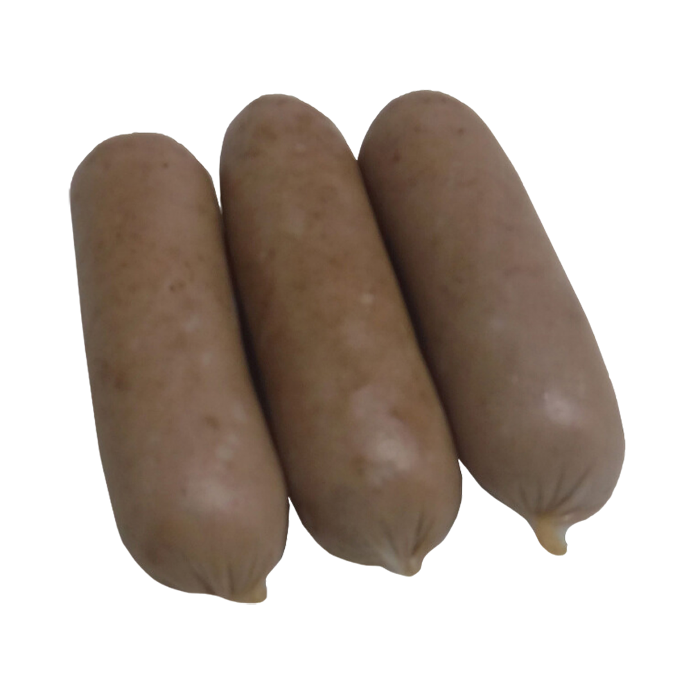 Product Beef Sausages Frozen + Chicken , +/- 80 gr. , Cooked , I.Q.F. 8,3kg  Image