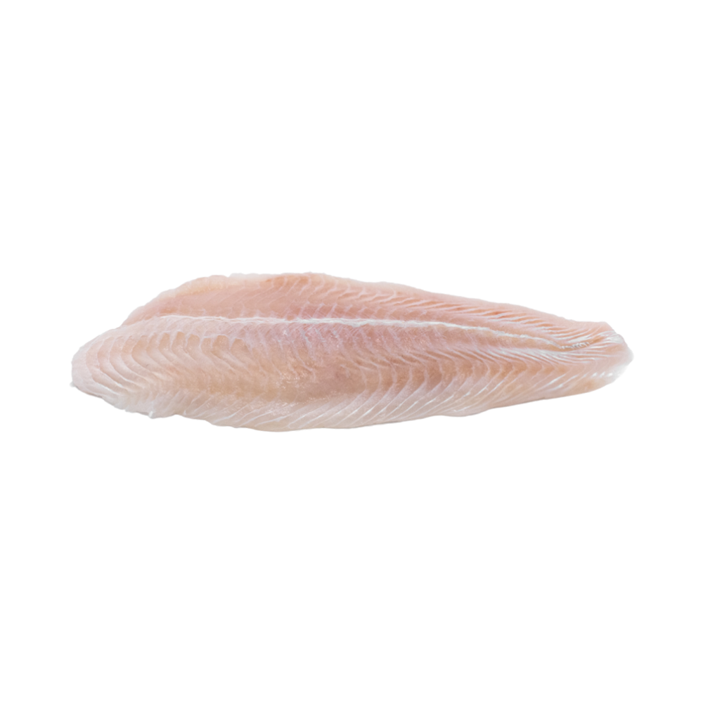 Product Pangasius Fillet Frozen 170-220 gr. 80% NW Untrimmed Belly On Skinless Boneless IQF Image