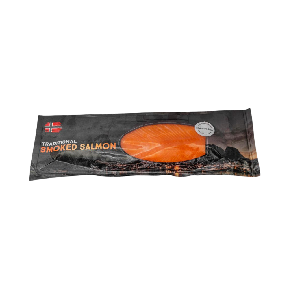Product Salmon Smoked/Presliced 2-3 Lbs with Skin 100% Vacuum Pack  Image
