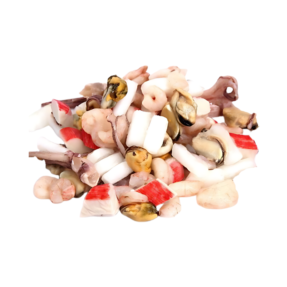 Product Frozen Mixed Seafood 80% NW IQF 1kg Image