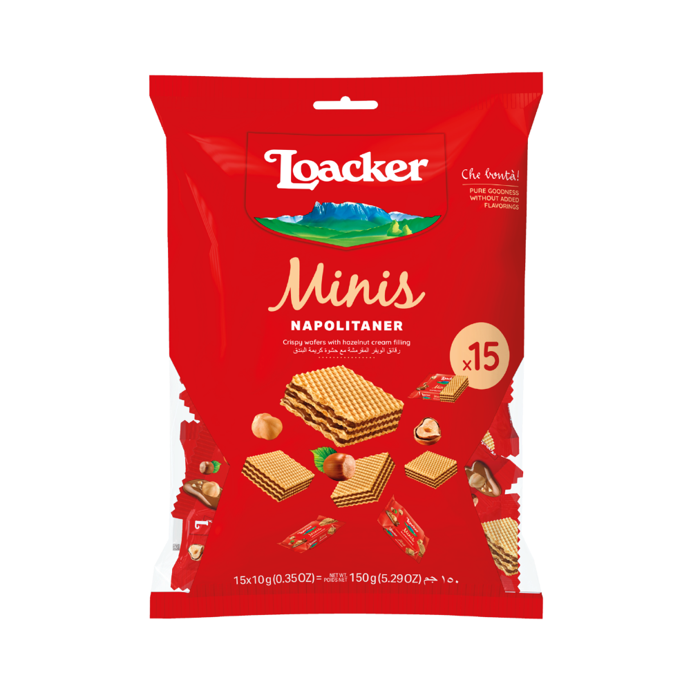 Product Wafers Loacker Napolitaner Minis 15x10 gr. Image