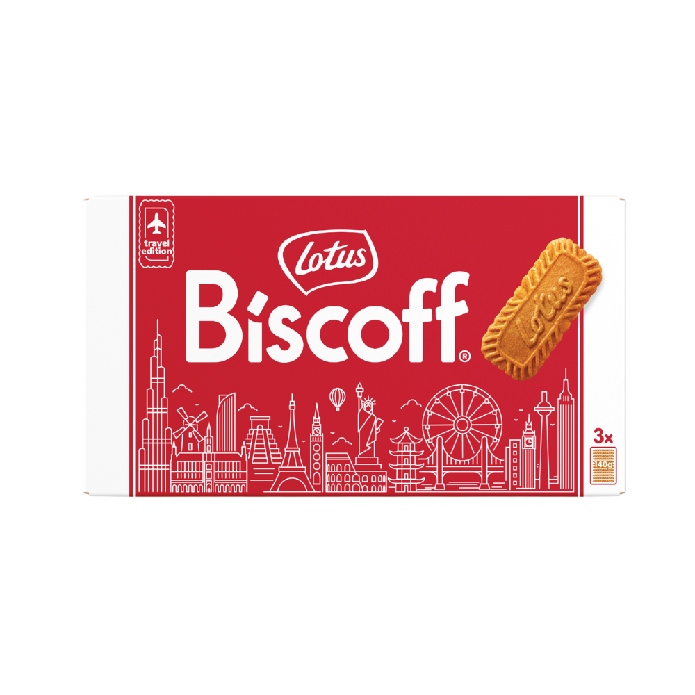 Product Sandwich Biscuits Lotus Biscoff Travel Edition 3 x 140 g Image