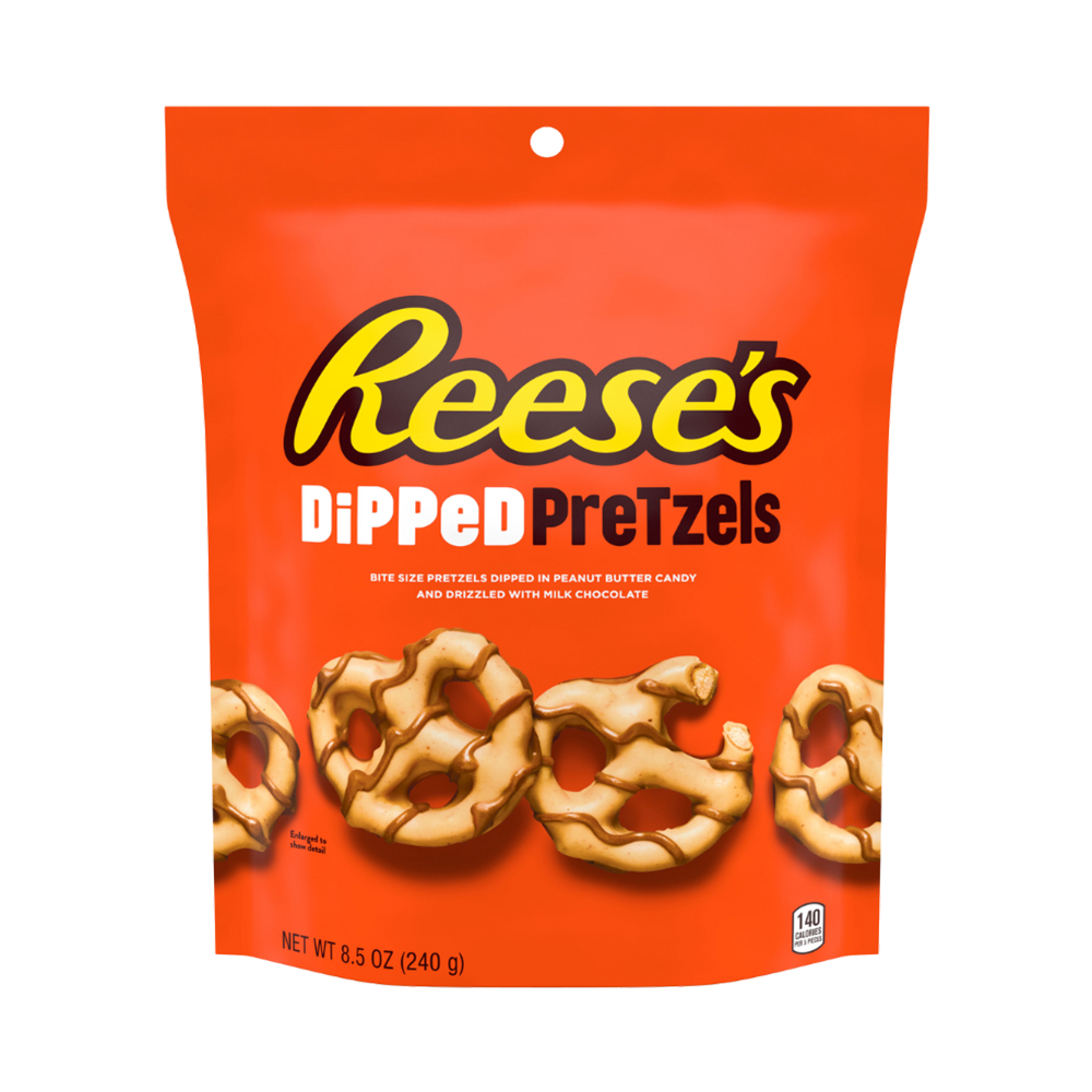 Product Chocolate Coated Pretzels Reese's Dipped 240g Image