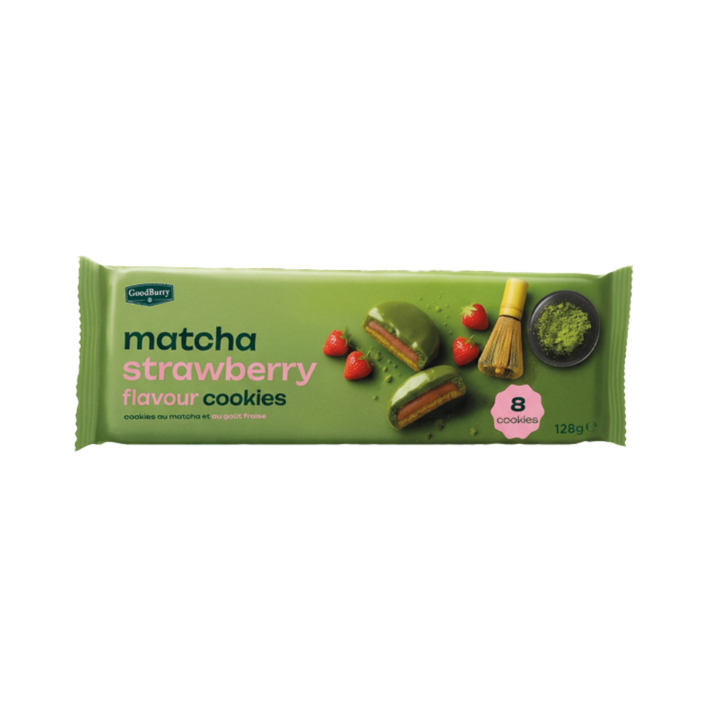 Product Cookies GoodBurry Matcha Strawberry Flavour Image
