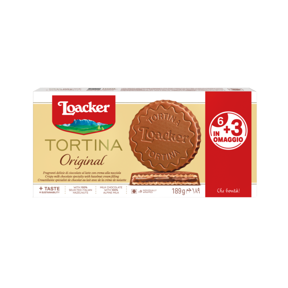 Product Wafers Loacker Tortina Original 9x21 g Image