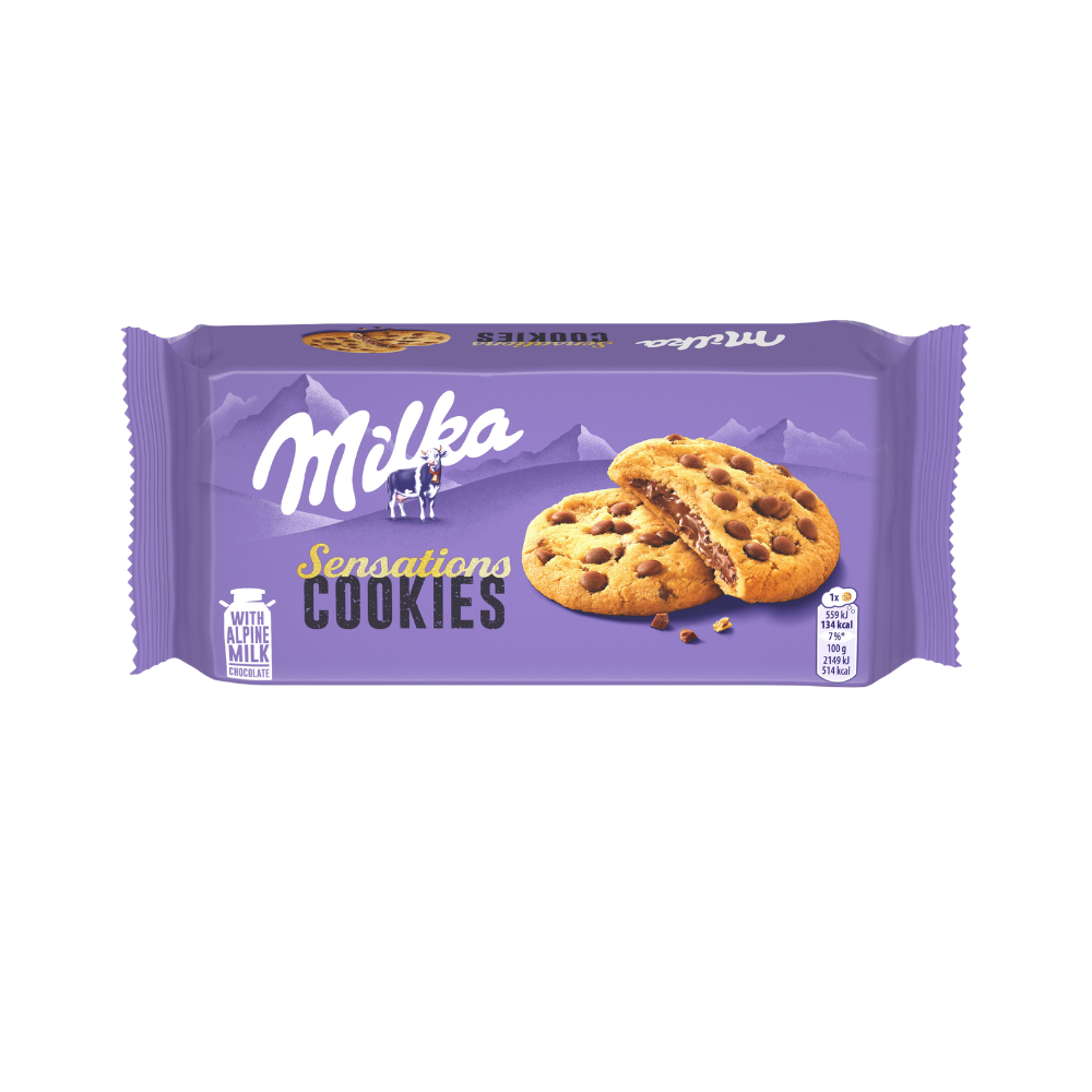 Product Cookies with Chocolate Milka Sensations Choco Inside 156g Image