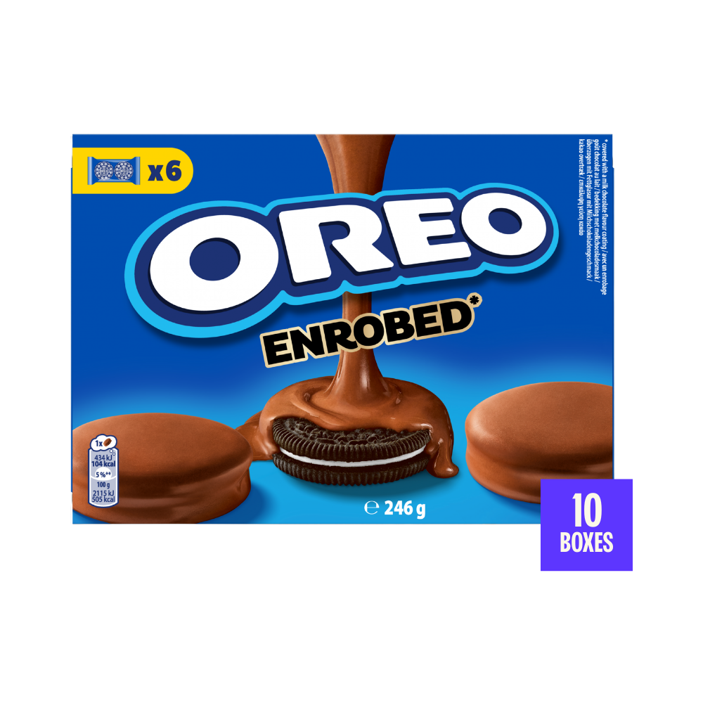 Product Sandwich Biscuits Oreo Milk Chocolate Coated 6x41 g  Image