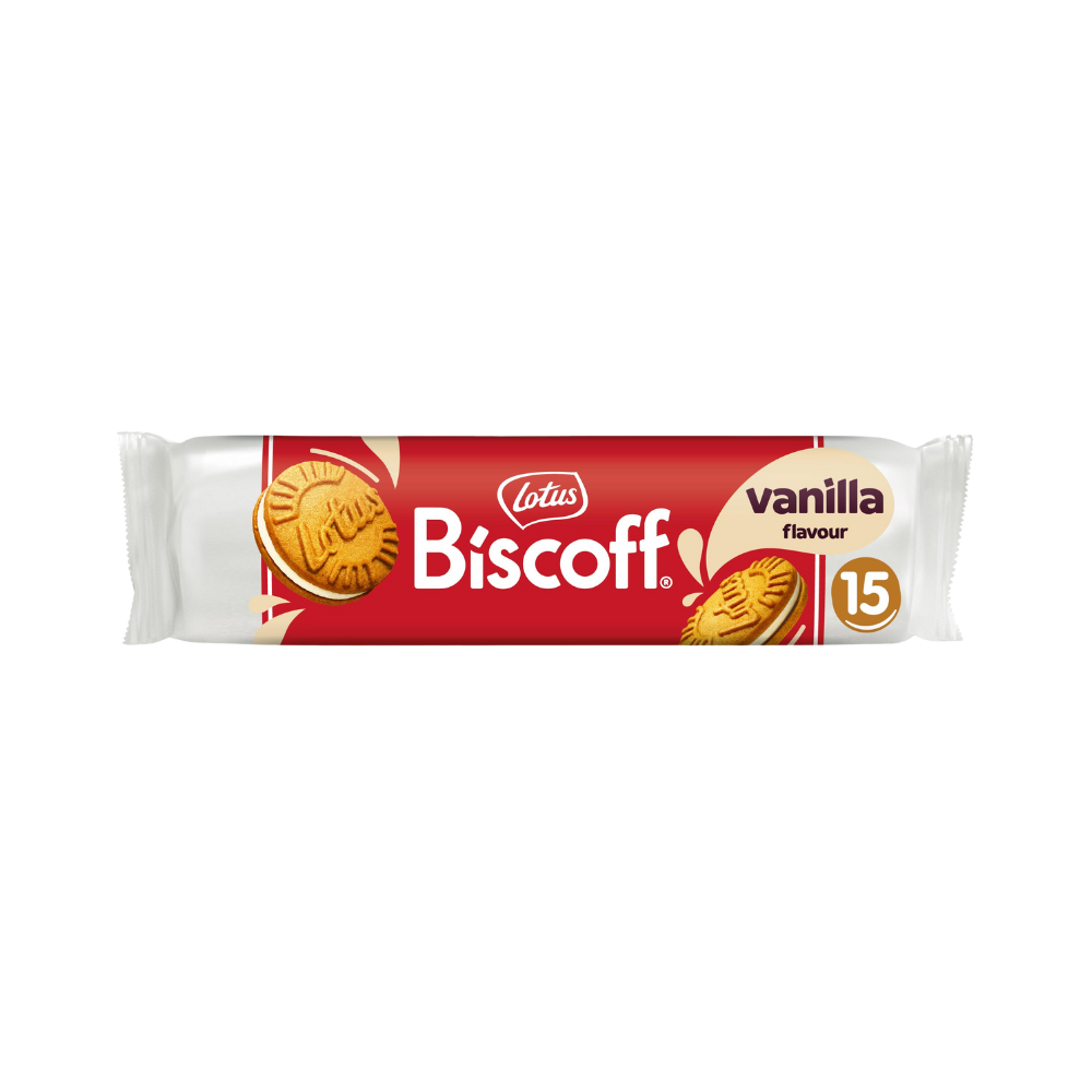 Product Sandwich Biscuits Lotus Biscoff Vanilla Flavour 150g Image
