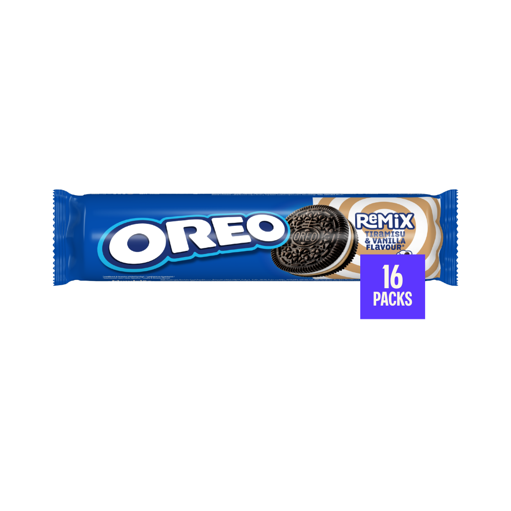 Sandwich Biscuits Oreo Remix Tiramisu & Vanilla Flavour