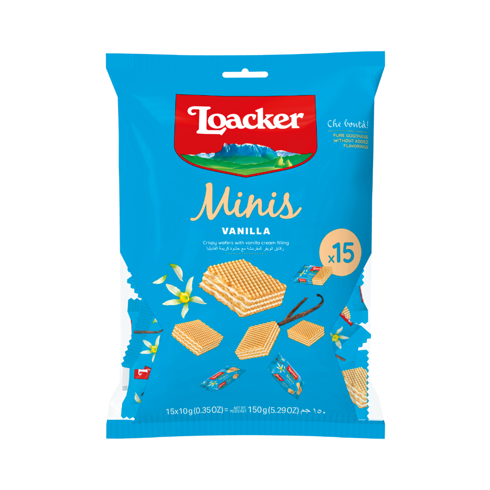 Product Wafers Loacker Vanilla Minis 15x10 gr. Image