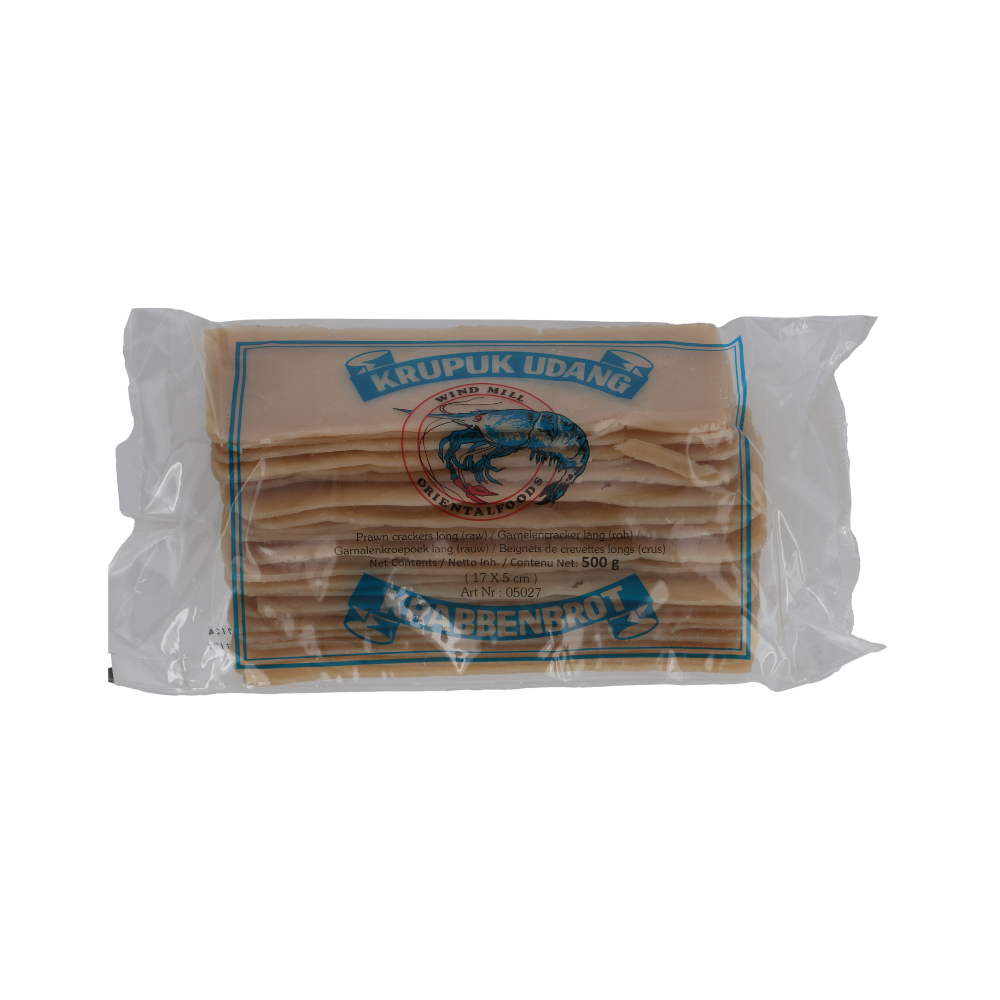Product Prawn Crackers Wind Mill Oriental Foods Raw Long Image