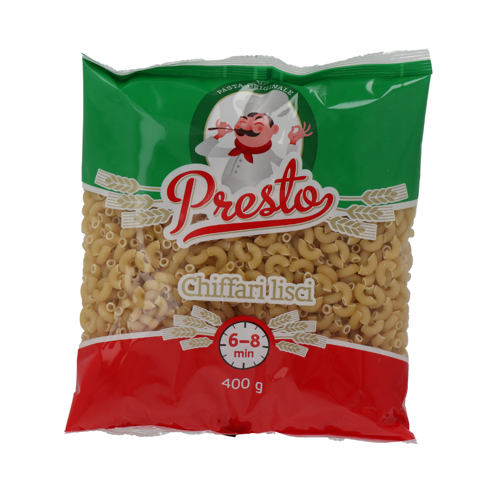 Product Macaroni Elbows Presto Chiffari Lisci No. 183 Image