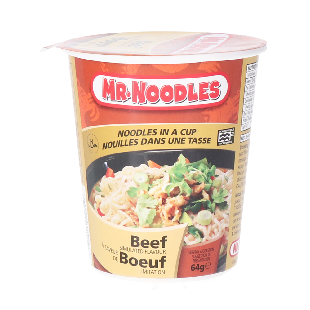 Product Instant Noodles Mr.Noodles Beef Simulated Flavour 64g Image
