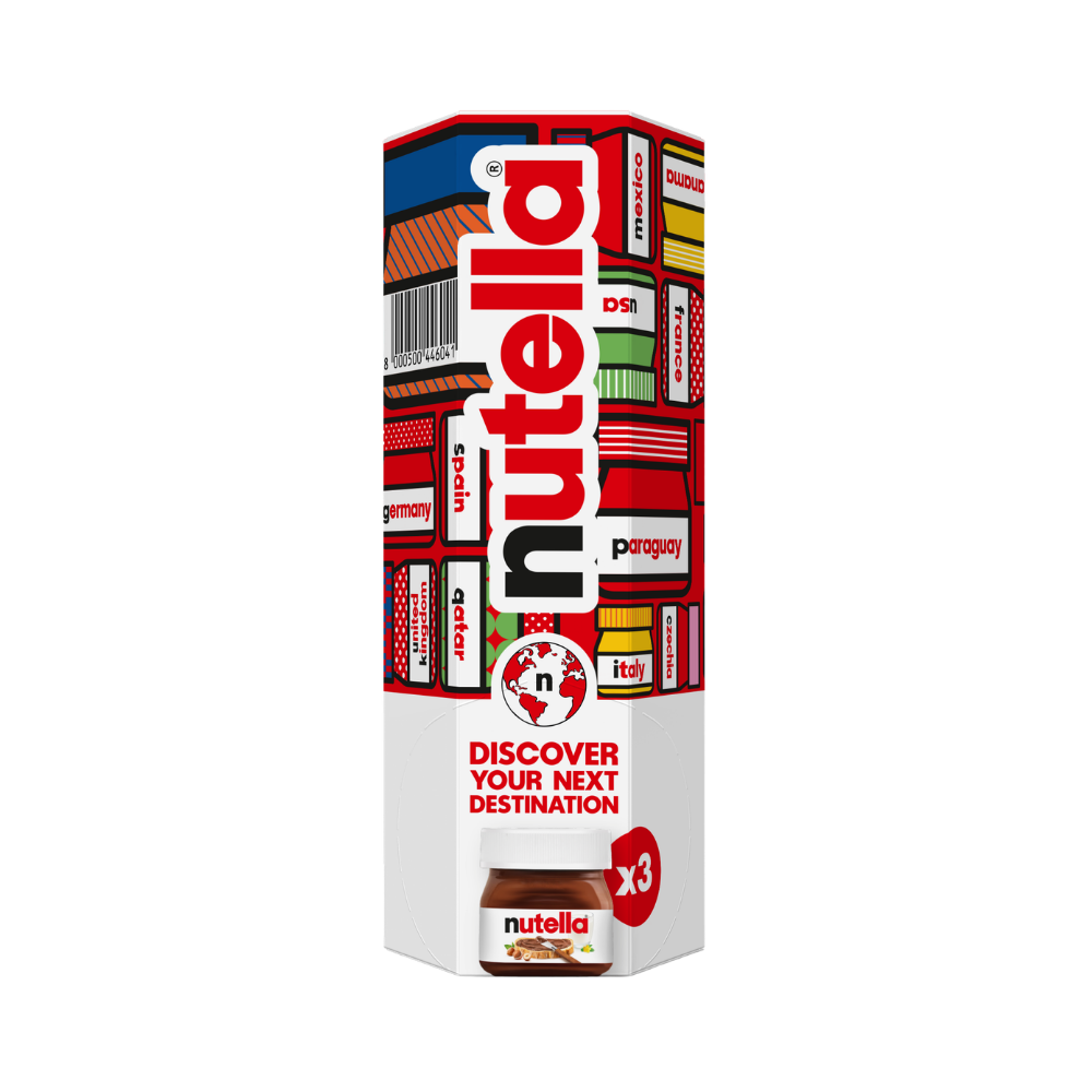 Product Cocoa Hazelnut Spread Nutella Next Destination 3x30 g Image