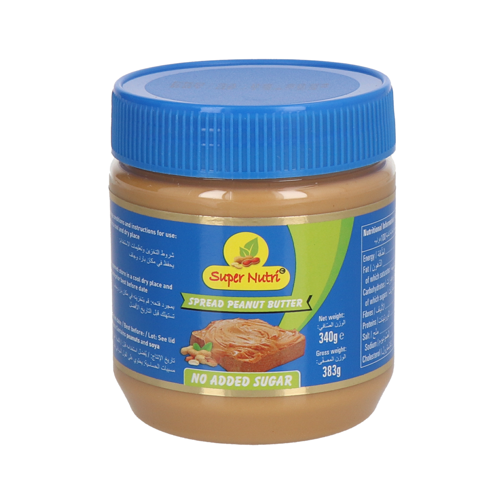 Product Peanut Butter Super Nutri Spread No Added Sugar 340g Image