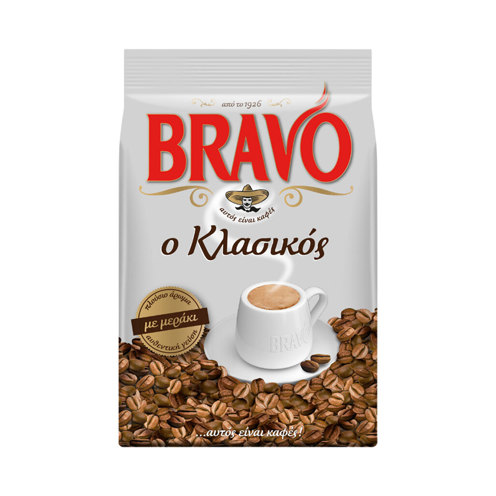 Product Ground Coffee Bravo Klasikos 985g Image