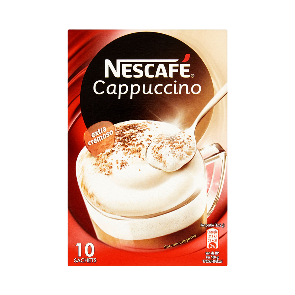 Instant Coffee Nescafe Cappuccino Sachet 12,5g