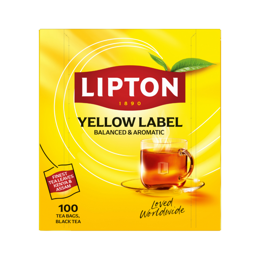 Product Lipton Black Tea Yellow Label No Envelope 100x1,5 gr. Image