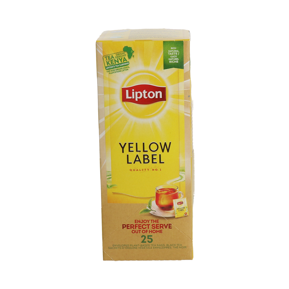 Lipton Black Tea Yellow Label Enveloped 25pcs