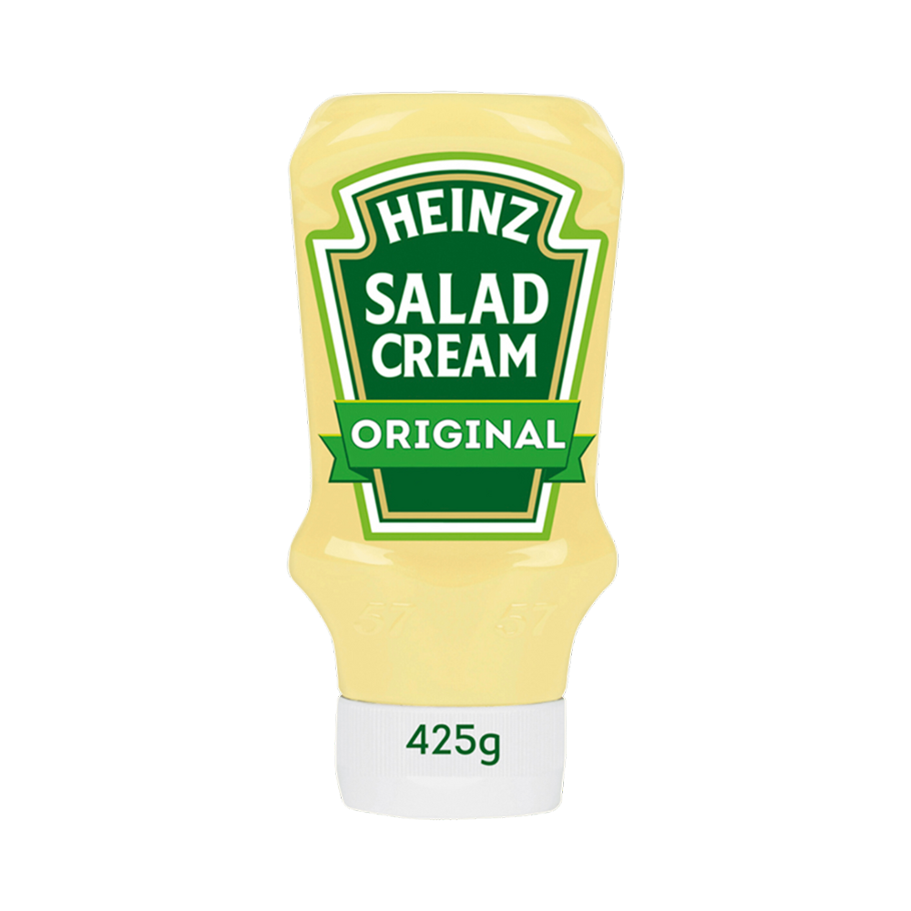 Product Salad Dressing Heinz Cream Original Top Down Image