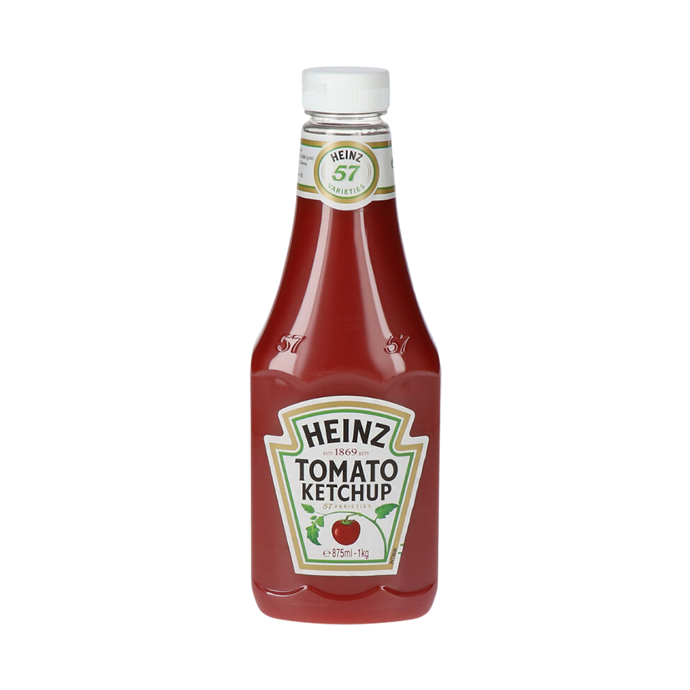 Tomato Ketchup Heinz Squeeze Bottles 875ml