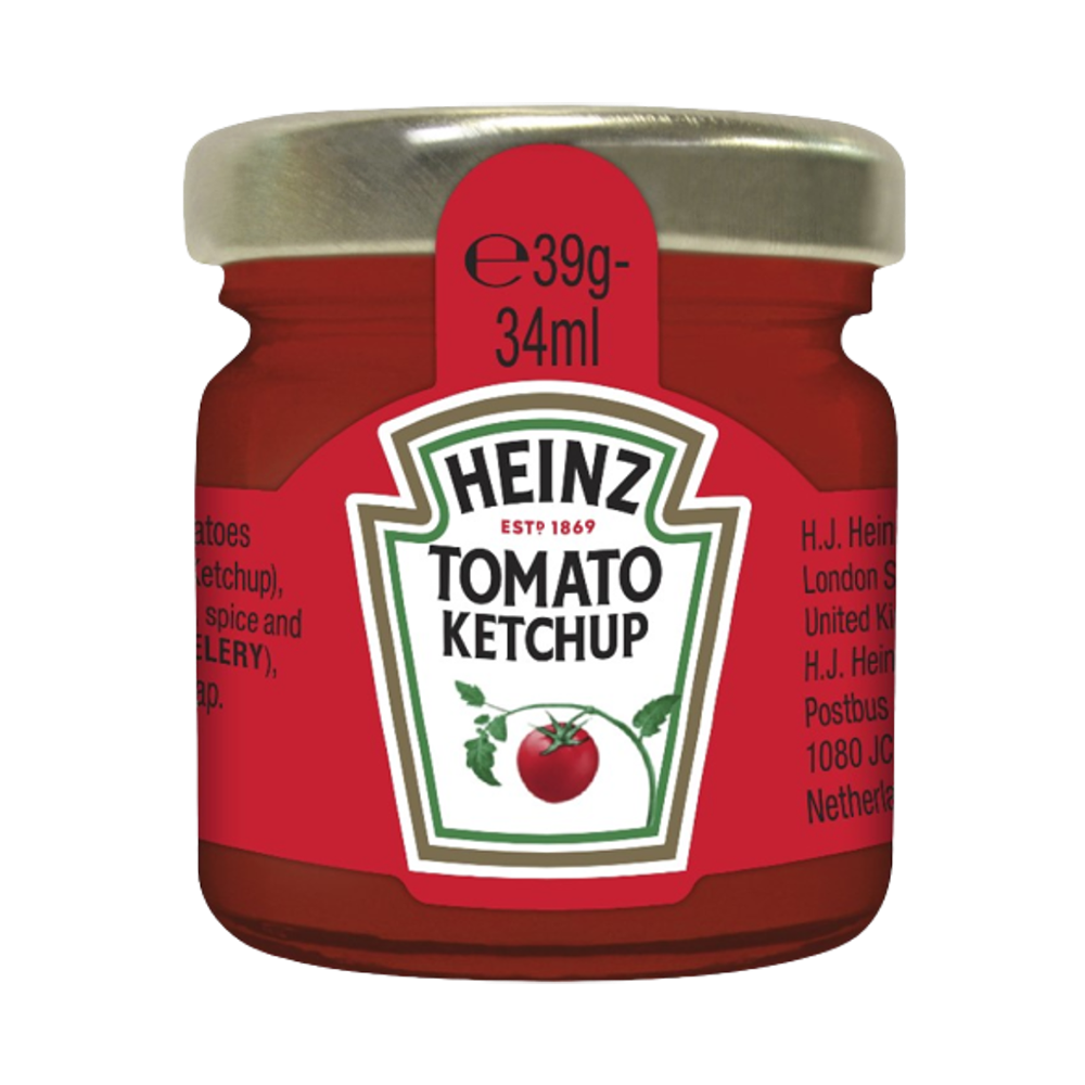 Product Tomato Ketchup Heinz Roomservice (Indv.) Glass Jar 33ml Image