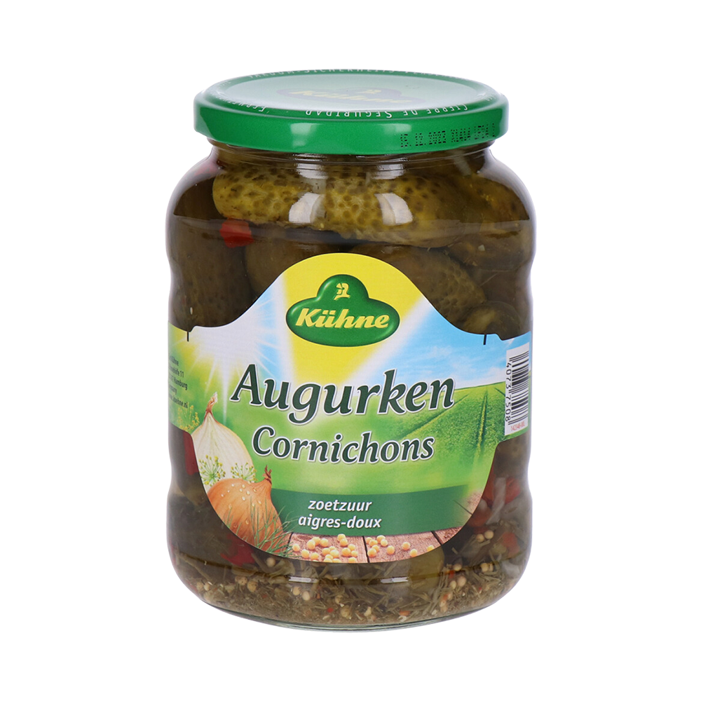 Product Cornichons Pickles Kuhne Dill / Sweet & Sour 720ml Image
