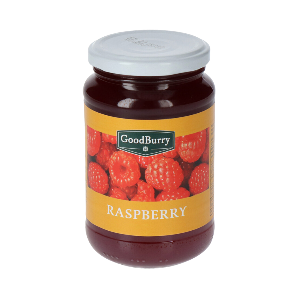 Product Raspberry Fruit Spread GoodBurry 25% Fruit 450g Image