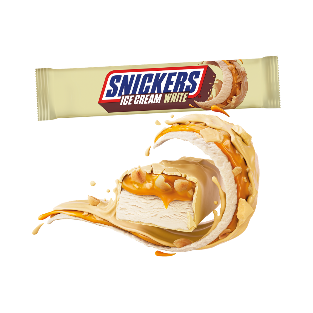 Product Snickers White Ice Cream Bar Image