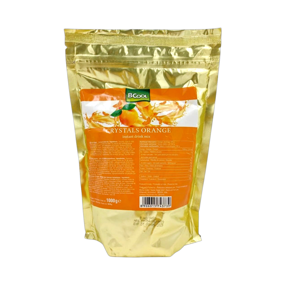 Product Lemonade Powder Crystals BCool Orange 1kg Image