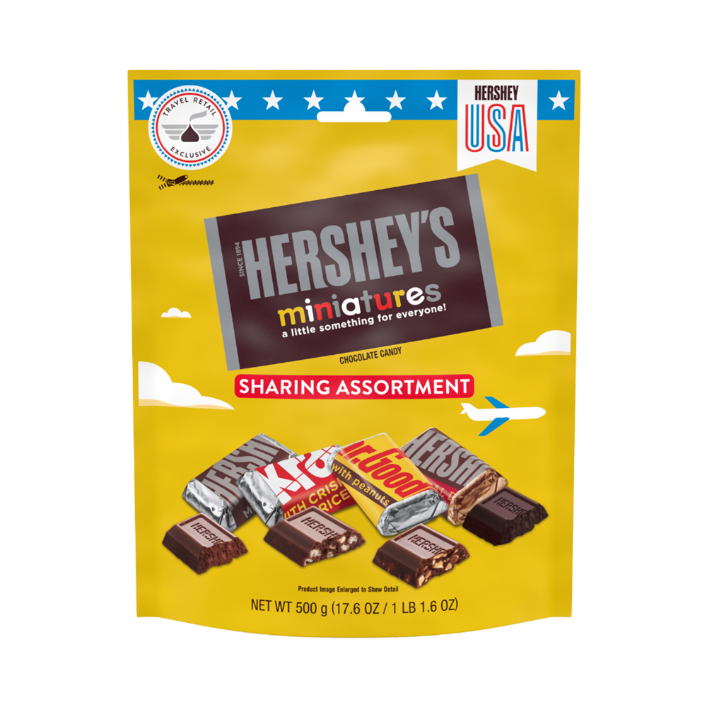 Product Chocolate Hershey's Miniatures Sharing Assortment 500g Image