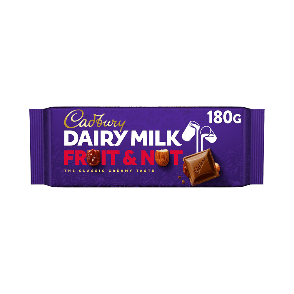 Chocolate Cadbury Dairy Milk Fruit & Nut 180g