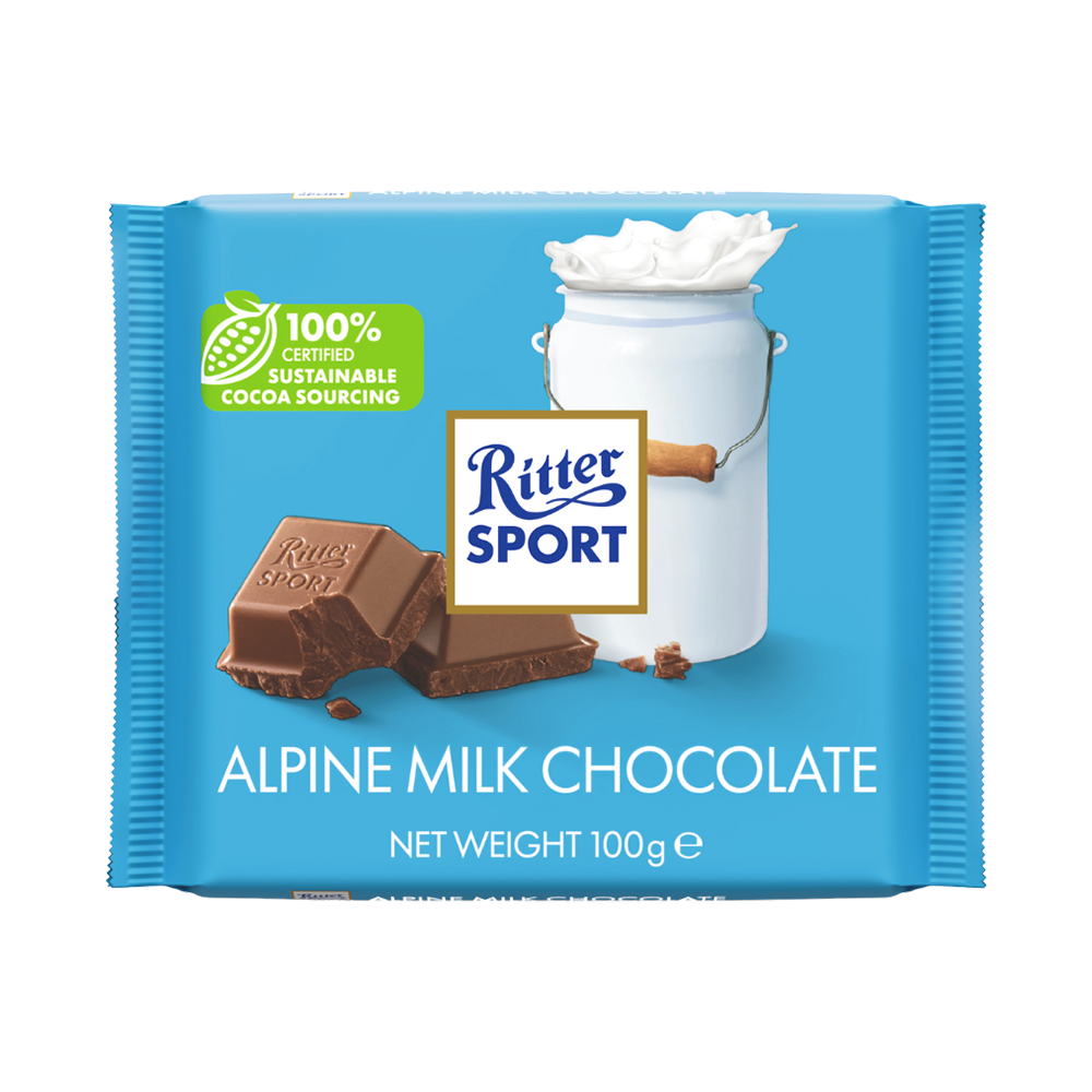 Product Milk Chocolate Ritter Sport Alpine FE189 100g Image