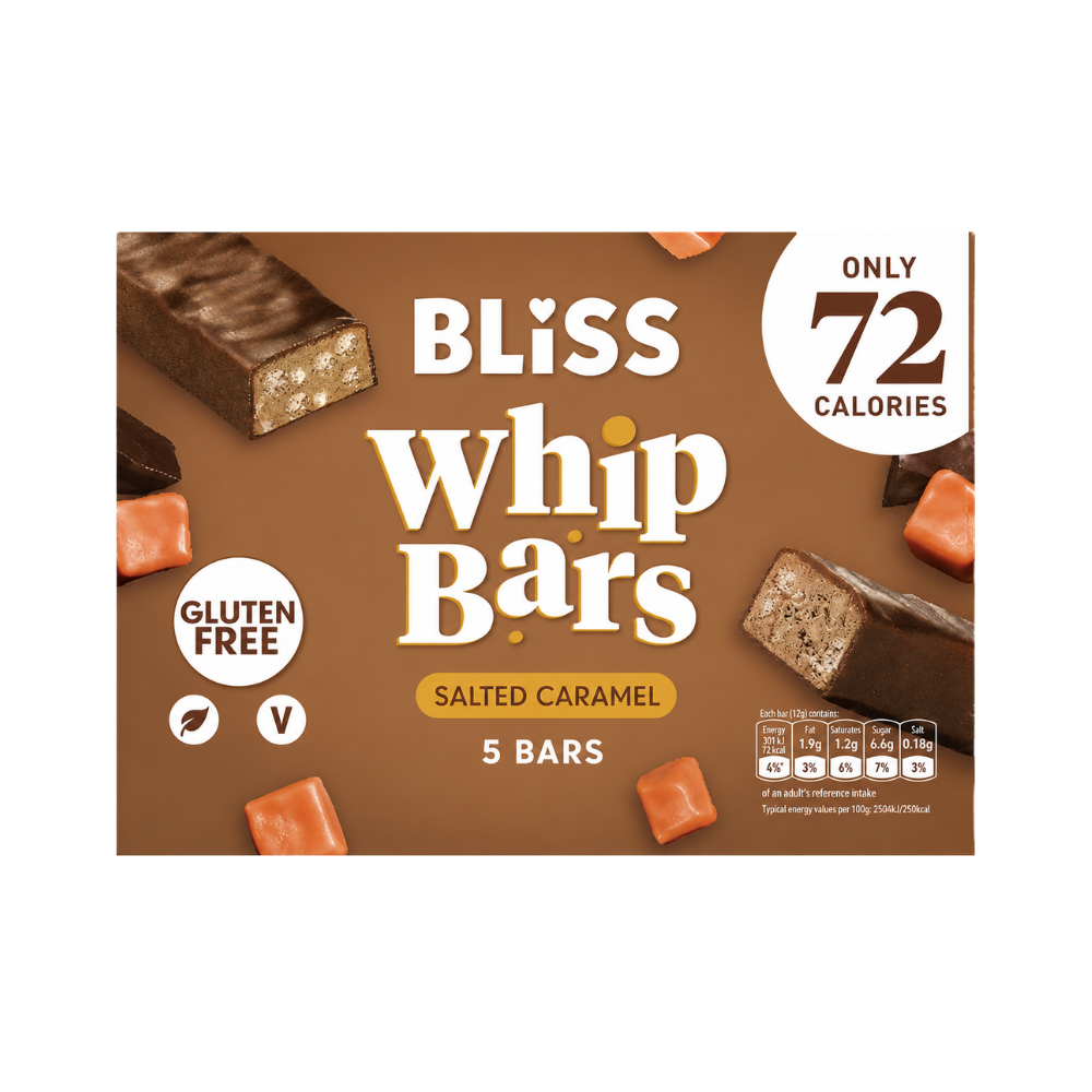 Product Bliss Whip Bars Salted Caramel 5x20 g Image