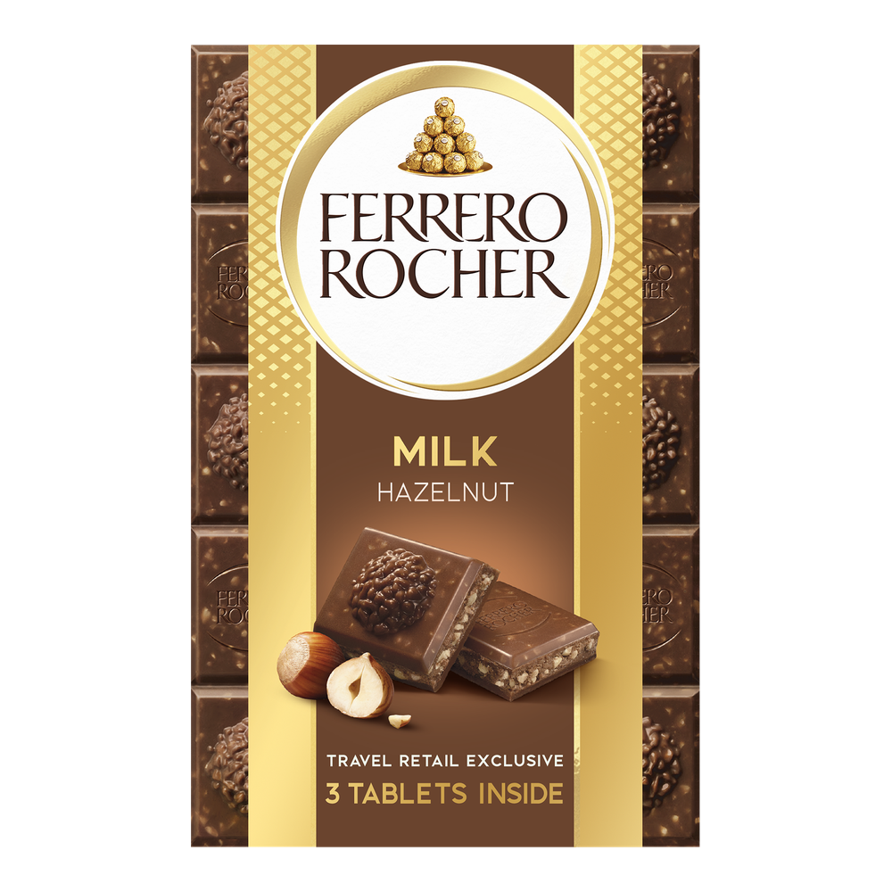 Product Hazelnut Chocolate Bar Ferrero Rocher Original T(90x3) 270g Image
