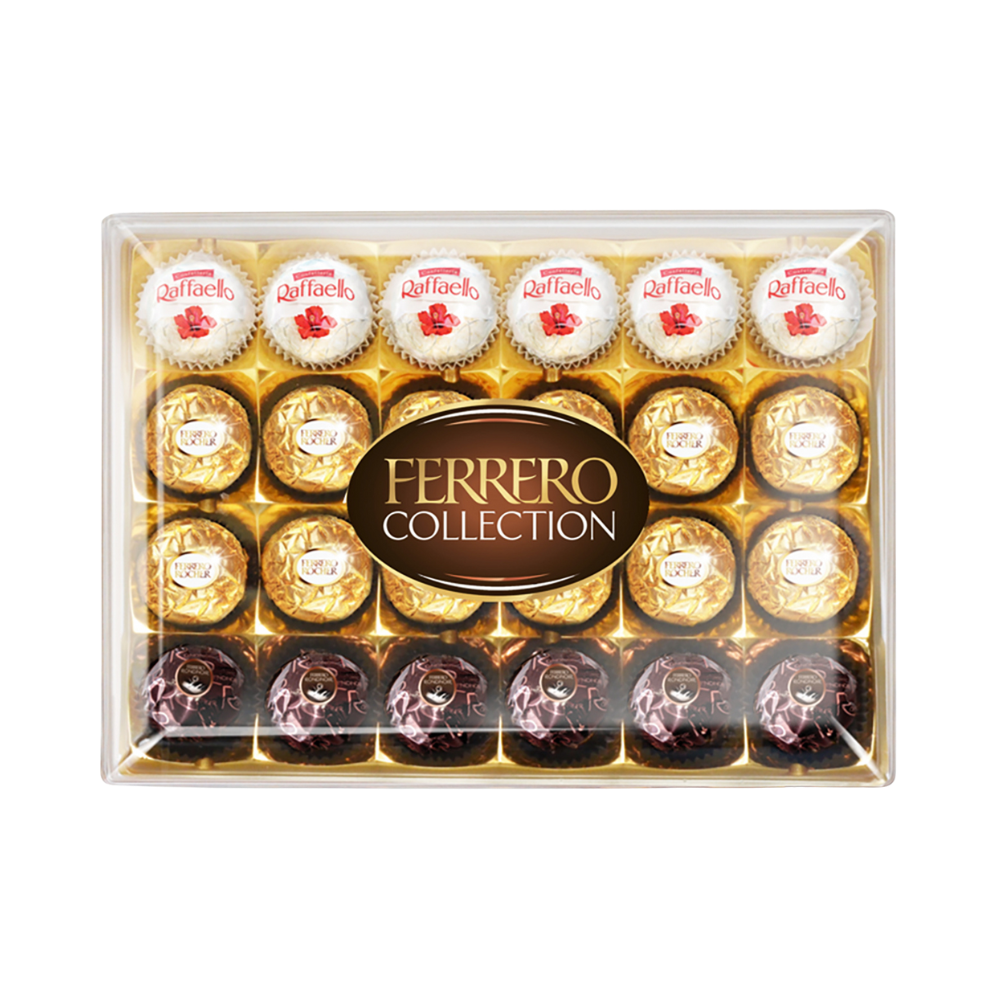 Pralines Ferrero F Collection (Rd/Fpt+Ro+Raf) T24X4 269,4g