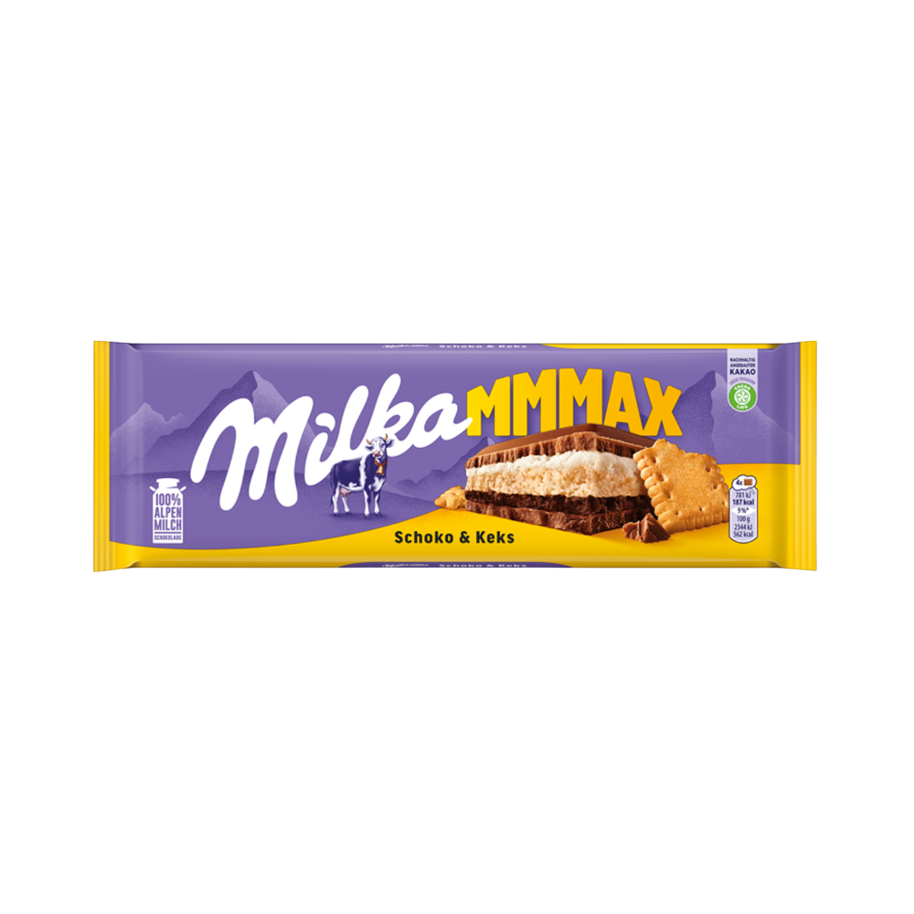 Product Filled Chocolate Bars Milka MMMAX Biscuit 300g Image