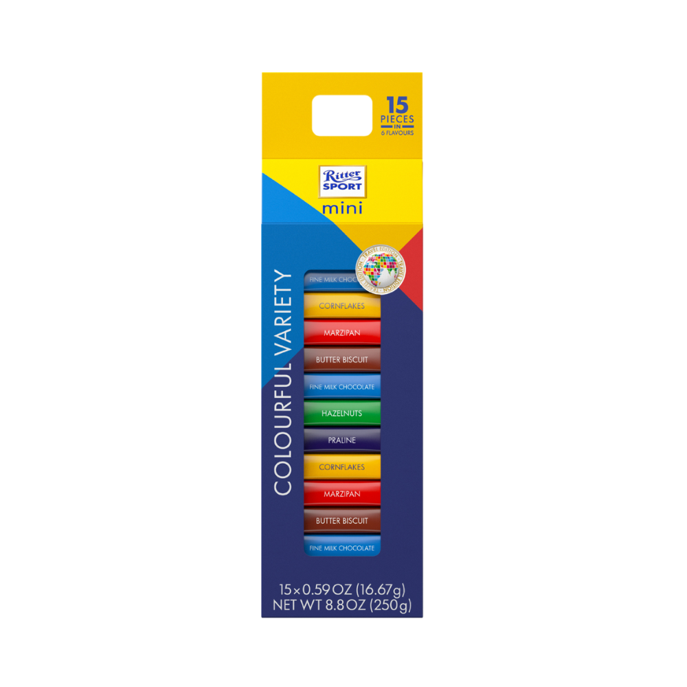 Ritter Sport Colourful Variety Tower Mini's 15x16,67 gr.