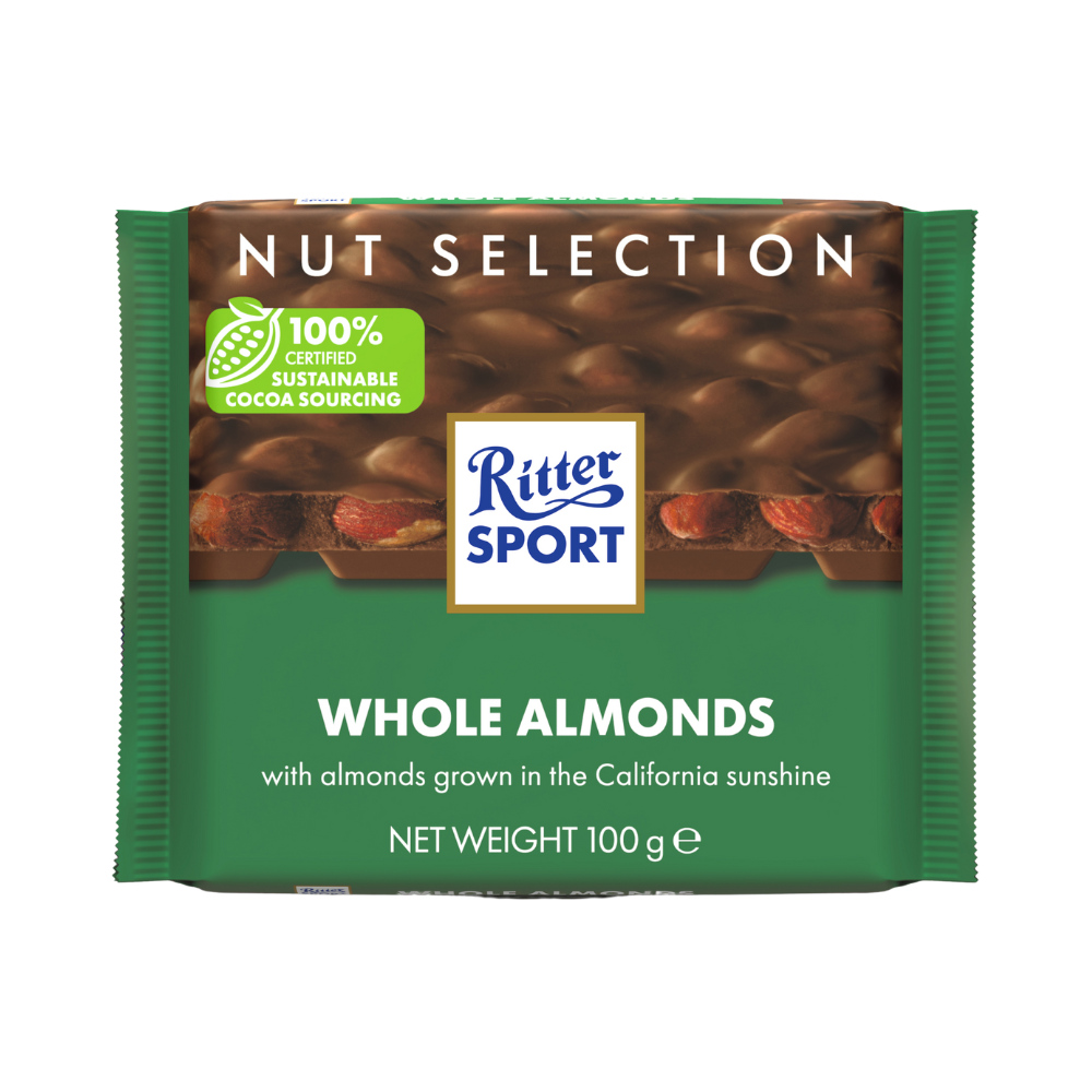 Ritter Sport Nut Selection Dark Whole Almonds