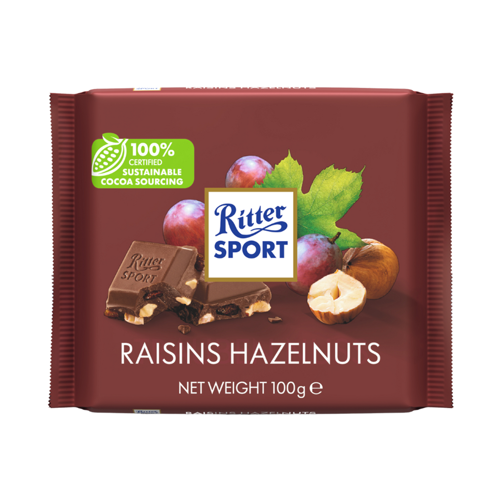 Ritter Sport Raisins & Hazelnuts FE229 100g
