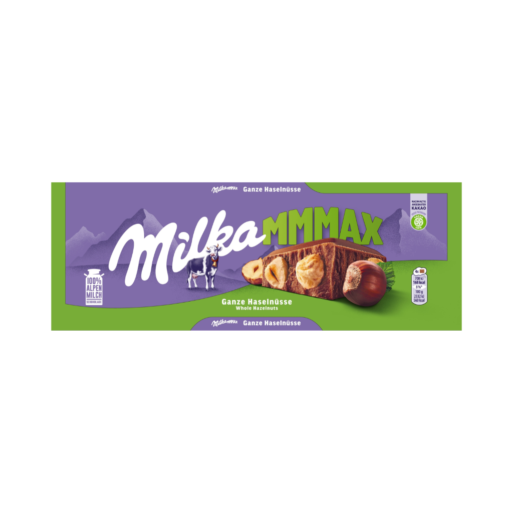 Product Milka Chocolate MMMAX Whole Hazelnuts Image